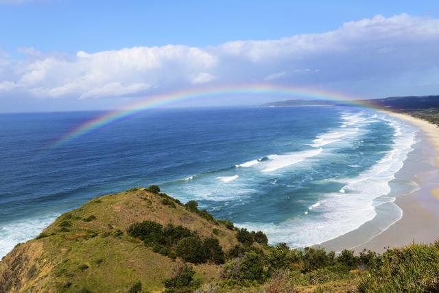 The beaches at the Byron Bay in Australia are quite popular with surfers and yoga fans. (Shutterstock) The beaches at the Byron Bay in Australia are quite popular with surfers and yoga fans. (Shutterstock)