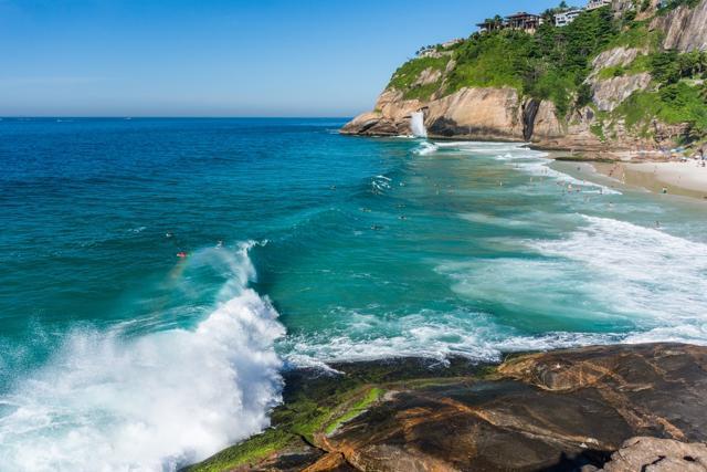 Surrounded by cliffs, Joatinga beach in Brazil is a hidden jewel. (Shutterstock) Surrounded by cliffs, Joatinga beach in Brazil is a hidden jewel. (Shutterstock)