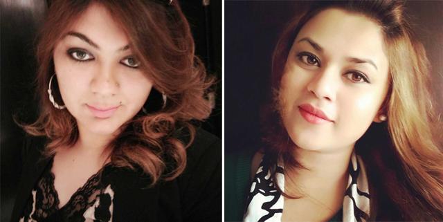 Neha Chanchlani and Trishla Rane, organiser of the beauty pageant (HT PHOTO) Neha Chanchlani and Trishla Rane, organiser of the beauty pageant (HT PHOTO)