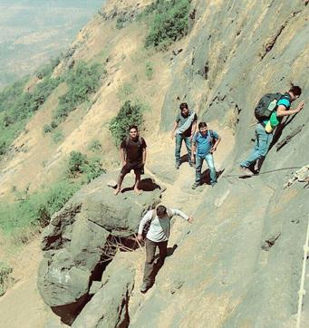 Dhak Bahiri is one of the most dangerous treks in Maharashtra during the monsoon. (HT) Dhak Bahiri is one of the most dangerous treks in Maharashtra during the monsoon. (HT)