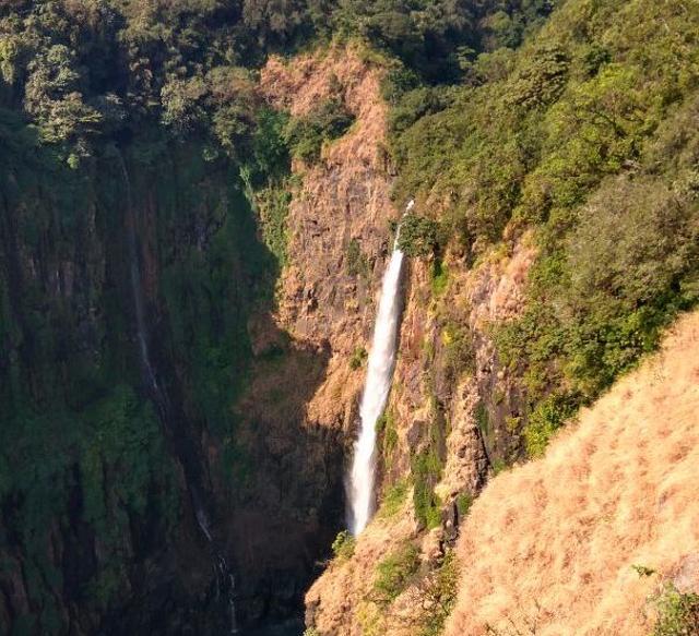 Thoseghar waterfall in Satara. (HT) Thoseghar waterfall in Satara. (HT)