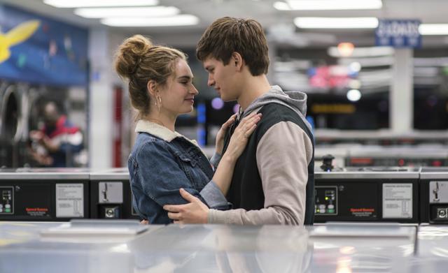 Lily James, left, and Ansel Elgort in a scene from the film, Baby Driver. (AP) Lily James, left, and Ansel Elgort in a scene from the film, Baby Driver. (AP)