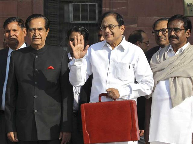Former Union finance minister P Chidambaram during the 2013-14 Union budget in New Delhi. (Reuters file photo)