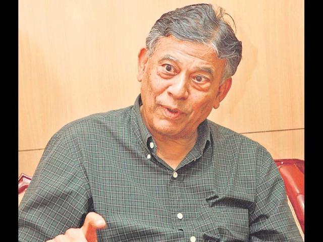 Former finance secretary Vijay Kelkar (HT file photo)