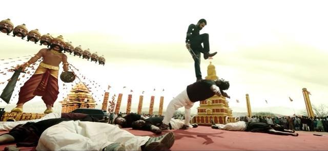 The character introduced in the teaser looks up to Ravana. The character introduced in the teaser looks up to Ravana.