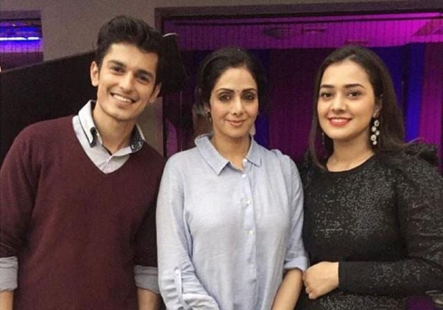 Vani Sood (right) poses with actor Sridevi (centre) during the shoot of Mom, Sridevi’s 300th film. Vani Sood (right) poses with actor Sridevi (centre) during the shoot of Mom, Sridevi’s 300th film.