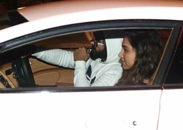 She was spotted again with him on Thursday night. (HT Photo/Prodip Guha)