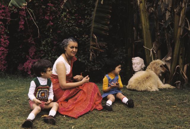 Indira Gandhi with Rahul(4) and Priyanka (3) in the garden of the prime minister’s residence in April 1975. (Gerard Gery/Paris Match via Getty Images) Indira Gandhi with Rahul(4) and Priyanka (3) in the garden of the prime minister’s residence in April 1975. (Gerard Gery/Paris Match via Getty Images)