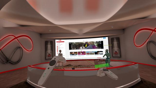 YouTube gets a theatre-like makeover using JanusVR. (Credit: JanusVR) YouTube gets a theatre-like makeover using JanusVR. (Credit: JanusVR)