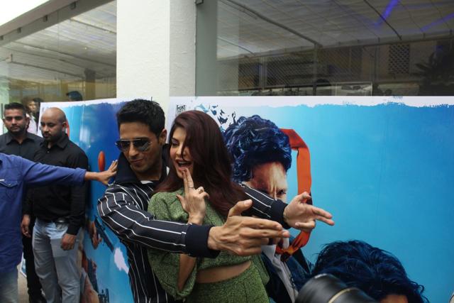 Sidharth Malhotra and Jacqueline Fernandez during special preview of A Gentleman in Mumbai, on July 7. (IANS) Sidharth Malhotra and Jacqueline Fernandez during special preview of A Gentleman in Mumbai, on July 7. (IANS)