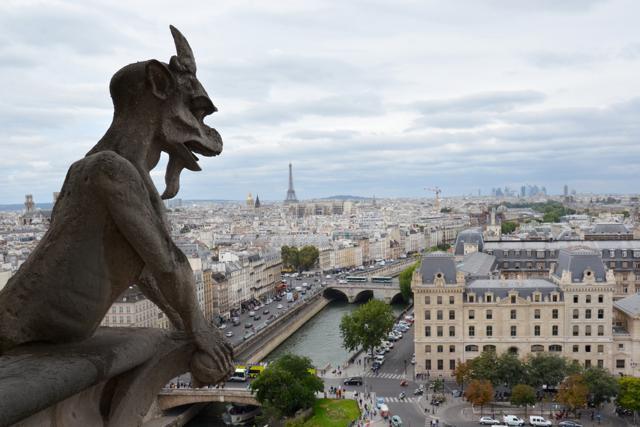 A view of the Seine river from Notre Dame cathedral in Paris. The Eiffel tower can be seen in the background. (Shutterstock) A view of the Seine river from Notre Dame cathedral in Paris. The Eiffel tower can be seen in the background. (Shutterstock)