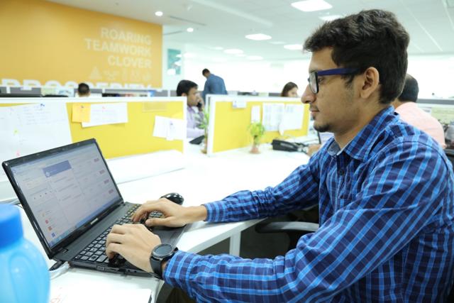 Pranjal gets to work. (Sourced) Pranjal gets to work. (Sourced)