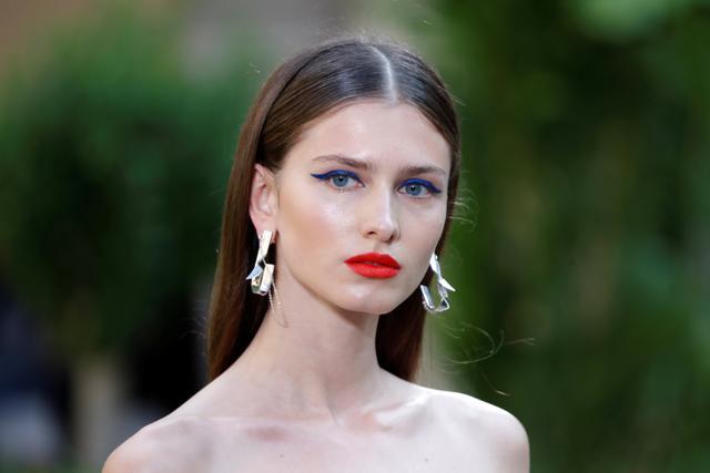 A model presents a creation by designer Galia Lahav. (Reuters) A model presents a creation by designer Galia Lahav. (Reuters)