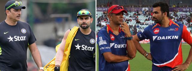 Virat Kohli wanted Ravi Shastri as coach but never expected Rahul Dravid and Zaheer Khan to be part of the Indian cricket team coaching staff. (AFP/BCCI) Virat Kohli wanted Ravi Shastri as coach but never expected Rahul Dravid and Zaheer Khan to be part of the Indian cricket team coaching staff. (AFP/BCCI)