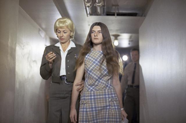 In this Feb. 24, 1970 file photo, Patricia Krenwinkel, a defendant in the Tate murder case, enters the superior court in Los Angeles for an arraignment. Krenwinkel, a follower of cult killer Charles Manson, is again seeking parole Thursday 22, 2017. (AP)
