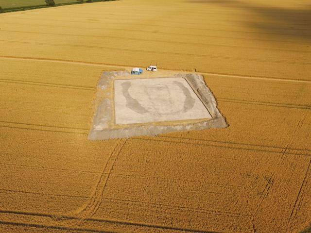 The burial mound located in a place known as Cat’s Brain. (Photo: Twitter)