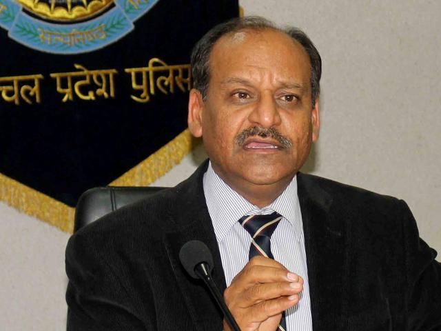 Himachal Pradesh director general of police (DGP) Somesh Goyal. (HT Photo) Himachal Pradesh director general of police (DGP) Somesh Goyal. (HT Photo)