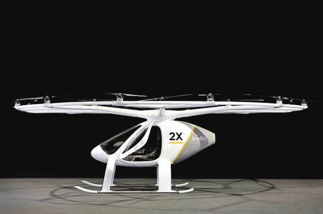 The Volocopter is part helicopter and part drone