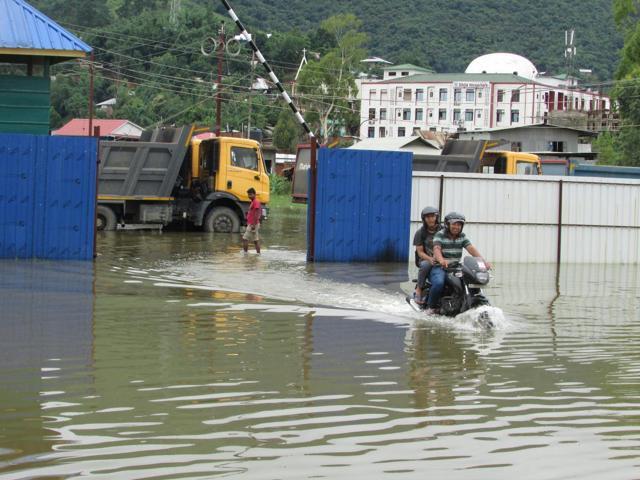 Manipur has been affected by flash floods and landslides. (HT Photo) Manipur has been affected by flash floods and landslides. (HT Photo)