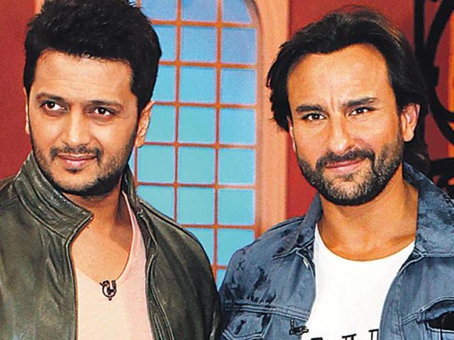 Riteish Deshmukh and Saif Ali Khan will host different programmes through the 3-day affair. Riteish Deshmukh and Saif Ali Khan will host different programmes through the 3-day affair.