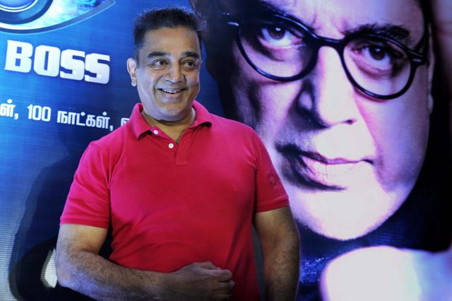 Kamal Haasan during the launch of Tamil version of reality show- 'Bigg Boss', at a press conference in Chennai. (PTI) Kamal Haasan during the launch of Tamil version of reality show- 'Bigg Boss', at a press conference in Chennai. (PTI)