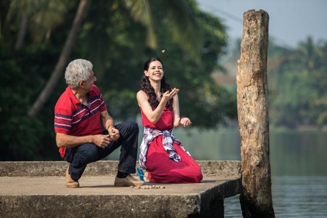 Naseeruddin Shah and Kalki Koechlin in a scene from the film Waiting Naseeruddin Shah and Kalki Koechlin in a scene from the film Waiting