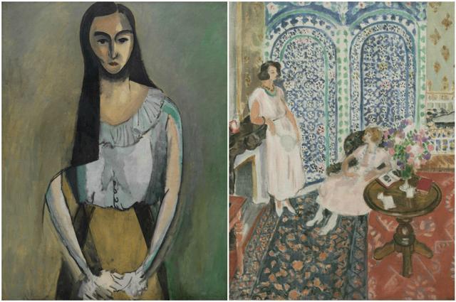 (Left) The Italian Woman (1916) and The Moorish Screen (1921) by Henri Matisse will also be displayed at the exhibition. (François Fernadez, Nice) (Left) The Italian Woman (1916) and The Moorish Screen (1921) by Henri Matisse will also be displayed at the exhibition. (François Fernadez, Nice)