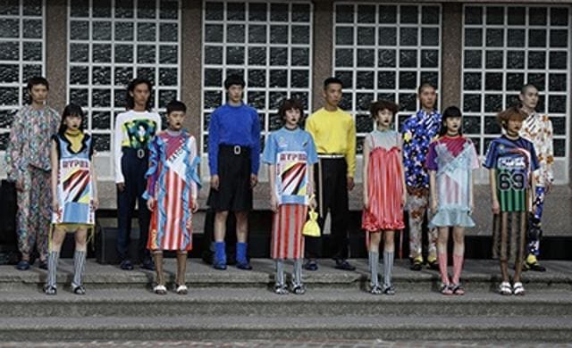 Kenzo’s collection of attention-getting socks for next spring, unveiled in Paris in June. (Bertrand Guay/AFP) Kenzo’s collection of attention-getting socks for next spring, unveiled in Paris in June. (Bertrand Guay/AFP)