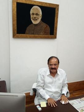 Venkaiah Naidu has been named as the NDA’s vice president candidate. (HT Photo) Venkaiah Naidu has been named as the NDA’s vice president candidate. (HT Photo)