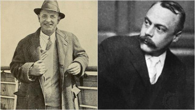 PG Wodehouse (left) worked for two years at the Hongkong and Shanghai bank, while Kenneth Grahame, creator of The Wind in the Willows, joined the Bank of England at the age of 19 and stayed on for 30 years. (Wikimedia Commons) PG Wodehouse (left) worked for two years at the Hongkong and Shanghai bank, while Kenneth Grahame, creator of The Wind in the Willows, joined the Bank of England at the age of 19 and stayed on for 30 years. (Wikimedia Commons)