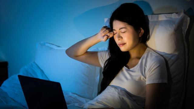 Working from home can lead to sleeping problems and higher stress. (Shutterstock)