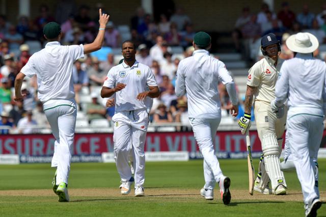 Vernon Philander picked up two big wickets in the second innings to put South Africa on top. (AFP) Vernon Philander picked up two big wickets in the second innings to put South Africa on top. (AFP)