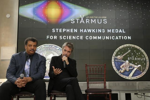 Tyson says that the understanding of dark matter may be one of the key developments over the next 10 years. (Invision for STARMUS)