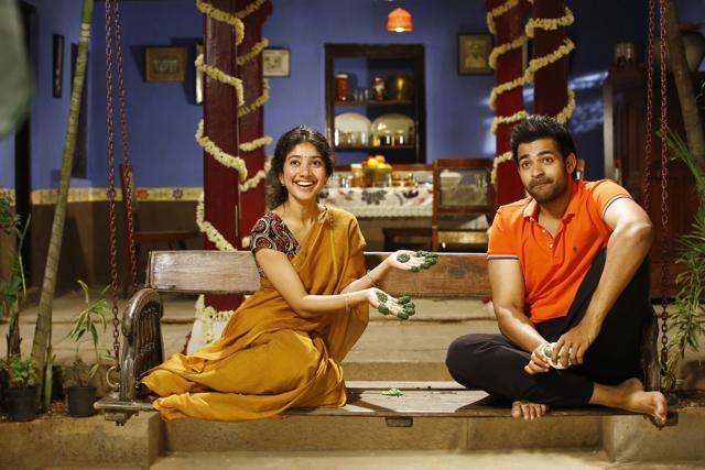 Varun Tej and Premam girl Sai Pallavi in a still from Fidaa.