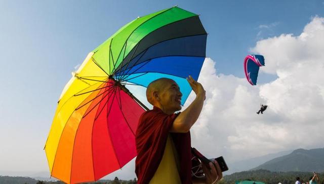 Bir Billing is India’s home for paragliding. (Shutterstock) Bir Billing is India’s home for paragliding. (Shutterstock)