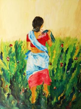 A painting by artist Shyamalima Kakati.