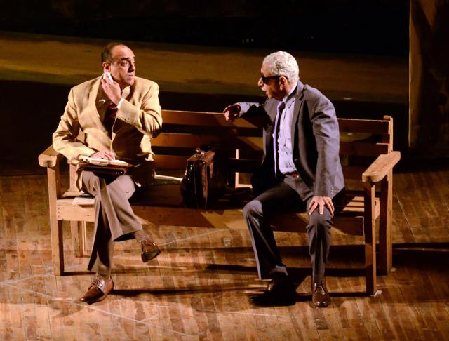Naseeruddin Shah Playing Delhi Theater Festival Show at Sri fort Auditorium in New Delhi. (PTI)