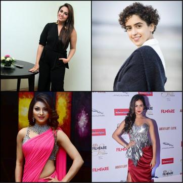 Actors Huma Qureshi, Sanya Malhotra, Urvashi rautela and Sonal Chauhan. Actors Huma Qureshi, Sanya Malhotra, Urvashi rautela and Sonal Chauhan.