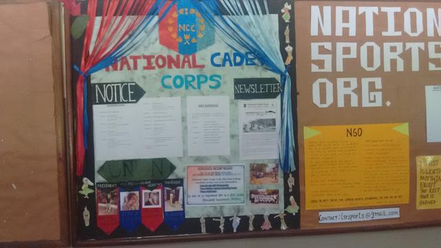 The colourful and nicely done up notice boards in LSR. (Sourced) The colourful and nicely done up notice boards in LSR. (Sourced)