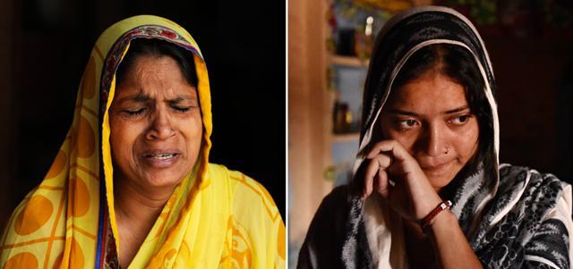 Nirmala (left), mother of accused Ravi Sisodia who died in prison, takes pride in her son’s action while his wife Pooja (right) blames Ikhlaq’s family for accusing Ravi of the crime. (Burhaan Kinu/HT Photo) Nirmala (left), mother of accused Ravi Sisodia who died in prison, takes pride in her son’s action while his wife Pooja (right) blames Ikhlaq’s family for accusing Ravi of the crime. (Burhaan Kinu/HT Photo)