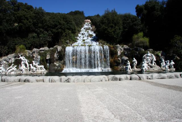 The Fountain of Diana and Actaeon in the gardens of the Royal Palace of Caserta, Italy. (Parco della reggia di Caserta) The Fountain of Diana and Actaeon in the gardens of the Royal Palace of Caserta, Italy. (Parco della reggia di Caserta)