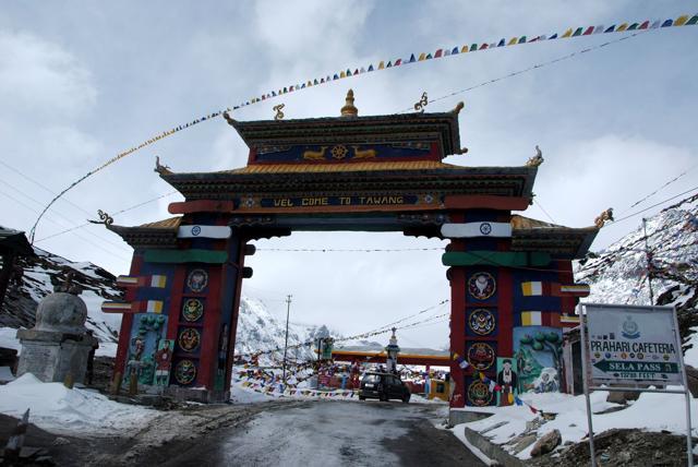 The gateway to Sela at an altitude of 13,700 ft in Arunachal Pradesh. (Rajib Jyoti Sarma) The gateway to Sela at an altitude of 13,700 ft in Arunachal Pradesh. (Rajib Jyoti Sarma)