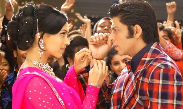 Deepika Padukone featured opposite SRK in Om Shanti Om.