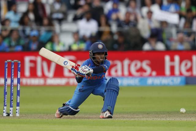 Punam Raut was the only Indian player to step up as she notched up 86 but the rest of the batting was blown away by Anya Shrubsole’s haul of 6/46. (AFP) Punam Raut was the only Indian player to step up as she notched up 86 but the rest of the batting was blown away by Anya Shrubsole’s haul of 6/46. (AFP)