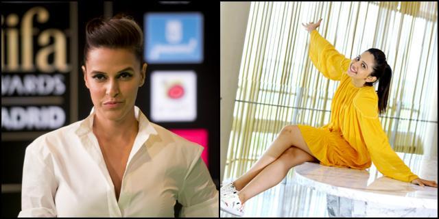 Actors Neha Dhupia and Rakul Preet Singh Actors Neha Dhupia and Rakul Preet Singh