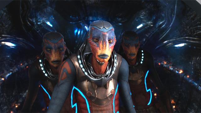 The film is awash in neo-pop colours, peopled by a host of otherworldly creatures. But the plot goes nowhere, and has little to offer other than a ham-fisted message about the power of love. The film is awash in neo-pop colours, peopled by a host of otherworldly creatures. But the plot goes nowhere, and has little to offer other than a ham-fisted message about the power of love.