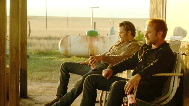 Chris Pine and Ben Foster in a still from Hell or High Water.