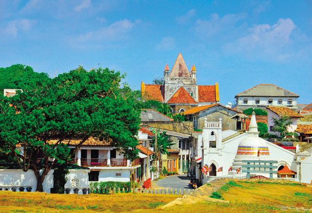 The Galle Fort area is a combination of English and Dutch colonial architecture (Shutterstock)