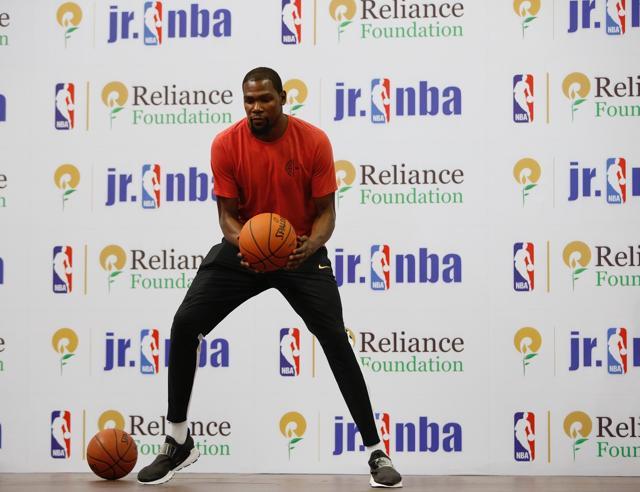 Kevin Durant was named the Most Valuable Player (MVP) of the NBA Finals this year. (HT Photo) Kevin Durant was named the Most Valuable Player (MVP) of the NBA Finals this year. (HT Photo)