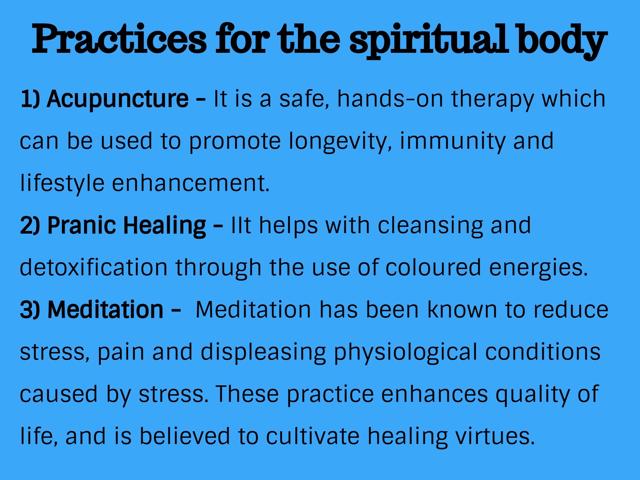 Here are some traditional therapies for physical and spiritual healing ...